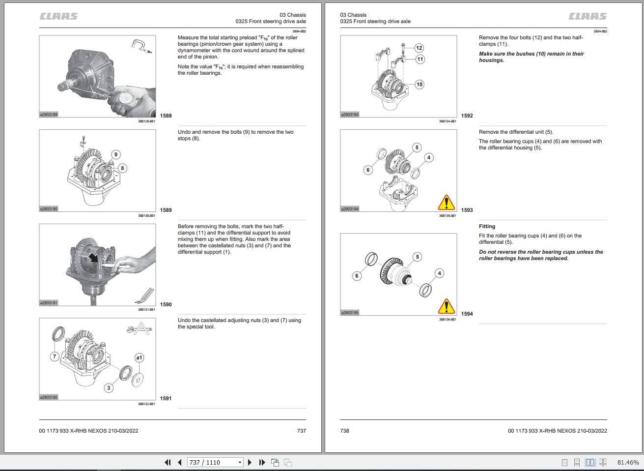 CLAAS NEXOS 240 210 LD Stage V (A70) Assembly Operators Repair Technical Manual (5)