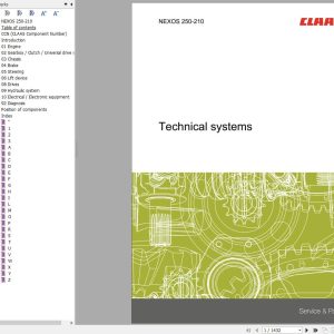 CLAAS NEXOS 240 V   210 V Stage 3b (A45) Assembly Operators Repair Technical Manual (1)