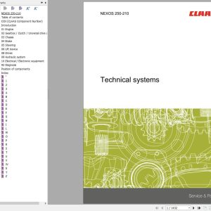 CLAAS NEXOS 250 VL   210 VL Stage 3b (A46) Assembly Operators Repair Technical Manual (1)