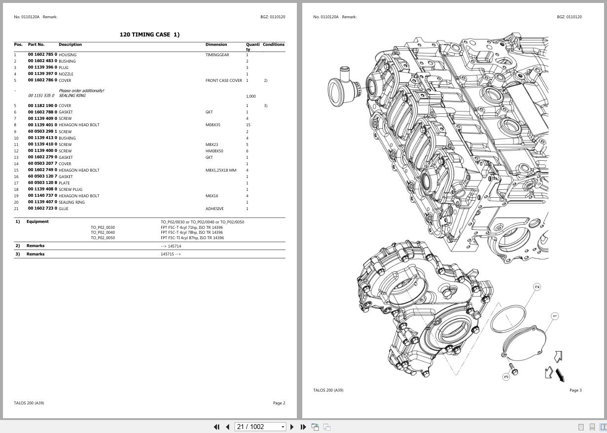 CLAAS TALOS 200 218 2189010841 2189019999 Spare Parts Catalog (2)
