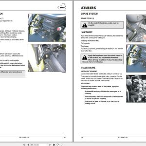Claas Tractors Rb130 Rb140 Rb160 Use And Maintenance Manual 00 11 169 080 (3)