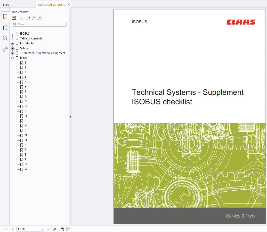 CLAAS XERION 3000 2500 (033) Assembly Operators Technical Manual (2)