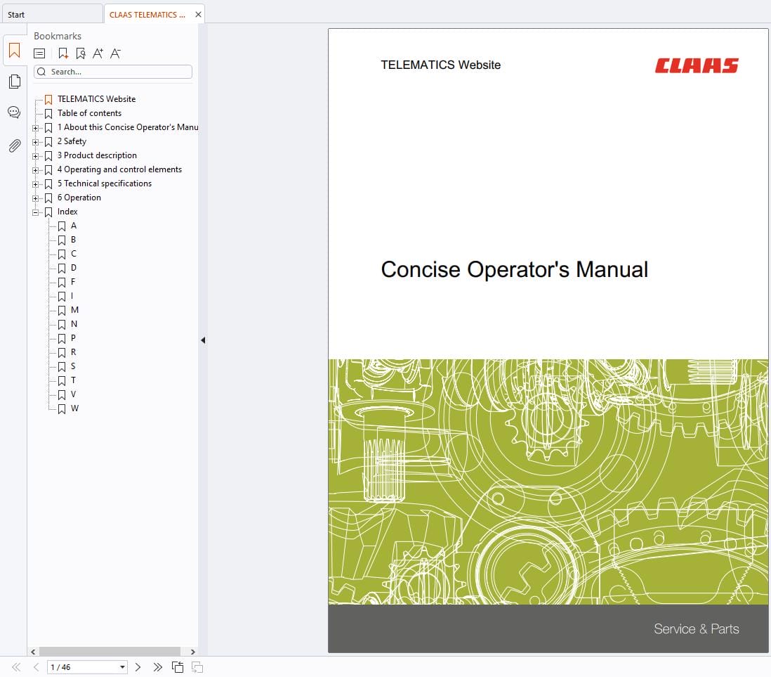 CLAAS XERION 3800 3300 TRAC (E52) Assembly Operators Technical Manual (3)
