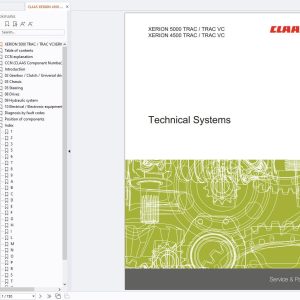 CLAAS XERION 5000 4000 (782) Assembly Operators Repair Technical Manual (1)