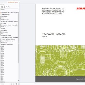 CLAAS XERION 5000 4200 (784) Assembly Operators Repair Technical Manual (1)