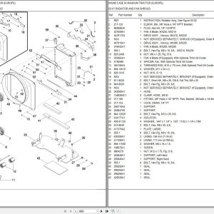 Case IH Tractor MX285 MAGNUM Parts Catalog (1)