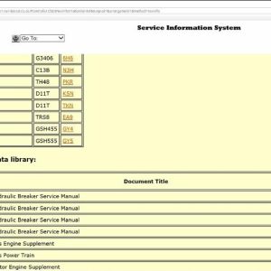 Caterpillar SIS 10.2021 EPC Spare Parts Catalog Repair Manuals Wiring Hydraulic Diagrams (4)