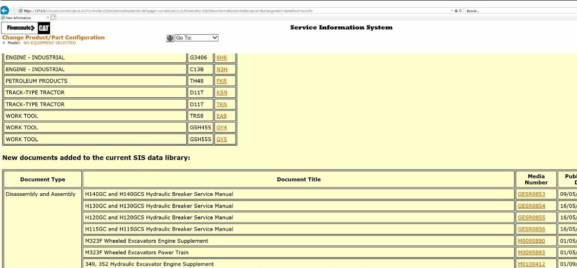Caterpillar SIS 10.2021 EPC Spare Parts Catalog Repair Manuals Wiring Hydraulic Diagrams (4)