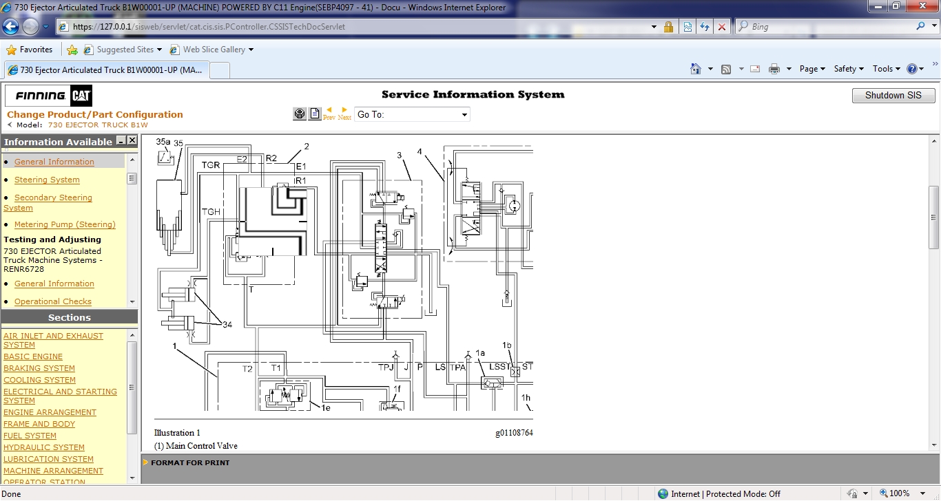 Caterpillar SIS 10.2021 EPC Spare Parts Catalog Repair Manuals Wiring Hydraulic Diagrams (6)