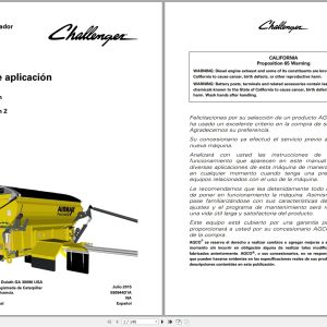 Challenger Application System Air Max Precision 2 Operator Manual 590944D1A 2015 ES (1)