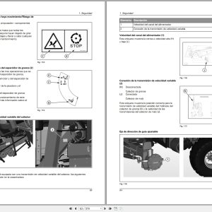 Challenger Draper Platform 9250 Dynaflex 25 30 35 40 Operators Manual 6287363M1 Es (2)