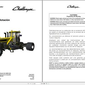 Challenger Flotation Chassis TG7300B TG8300B Operator Manual 581274D1B 2015 ES (1)