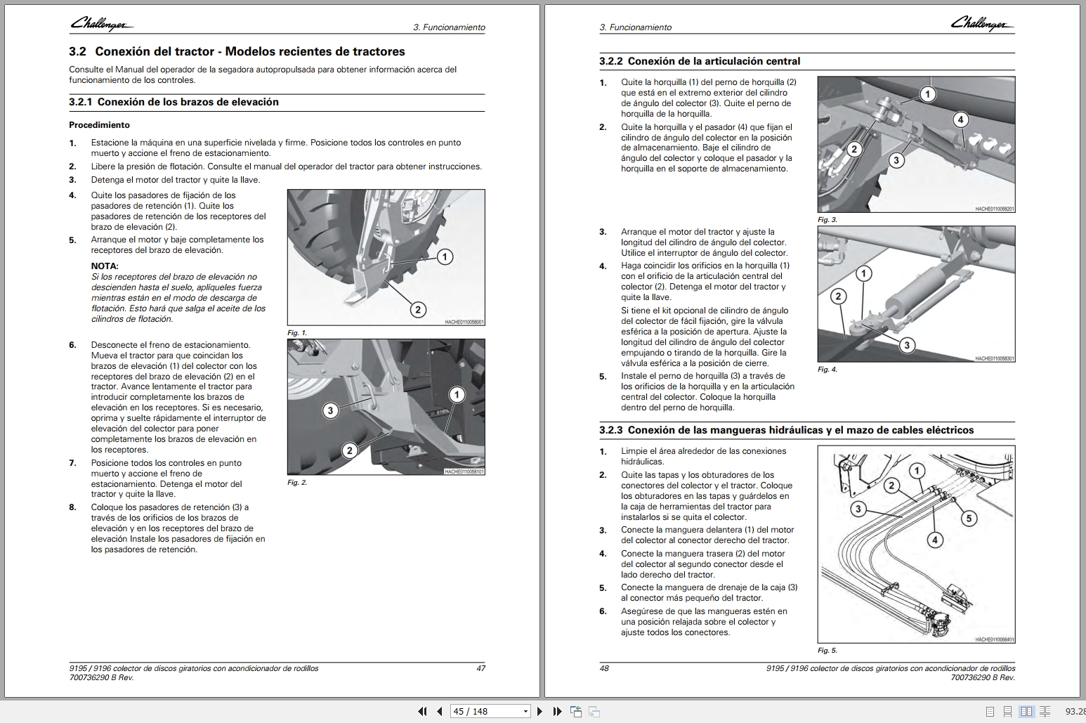 Challenger Rotating Disc Collector With Roller Conditioner 9195 9196 Operator Manual ES (2)