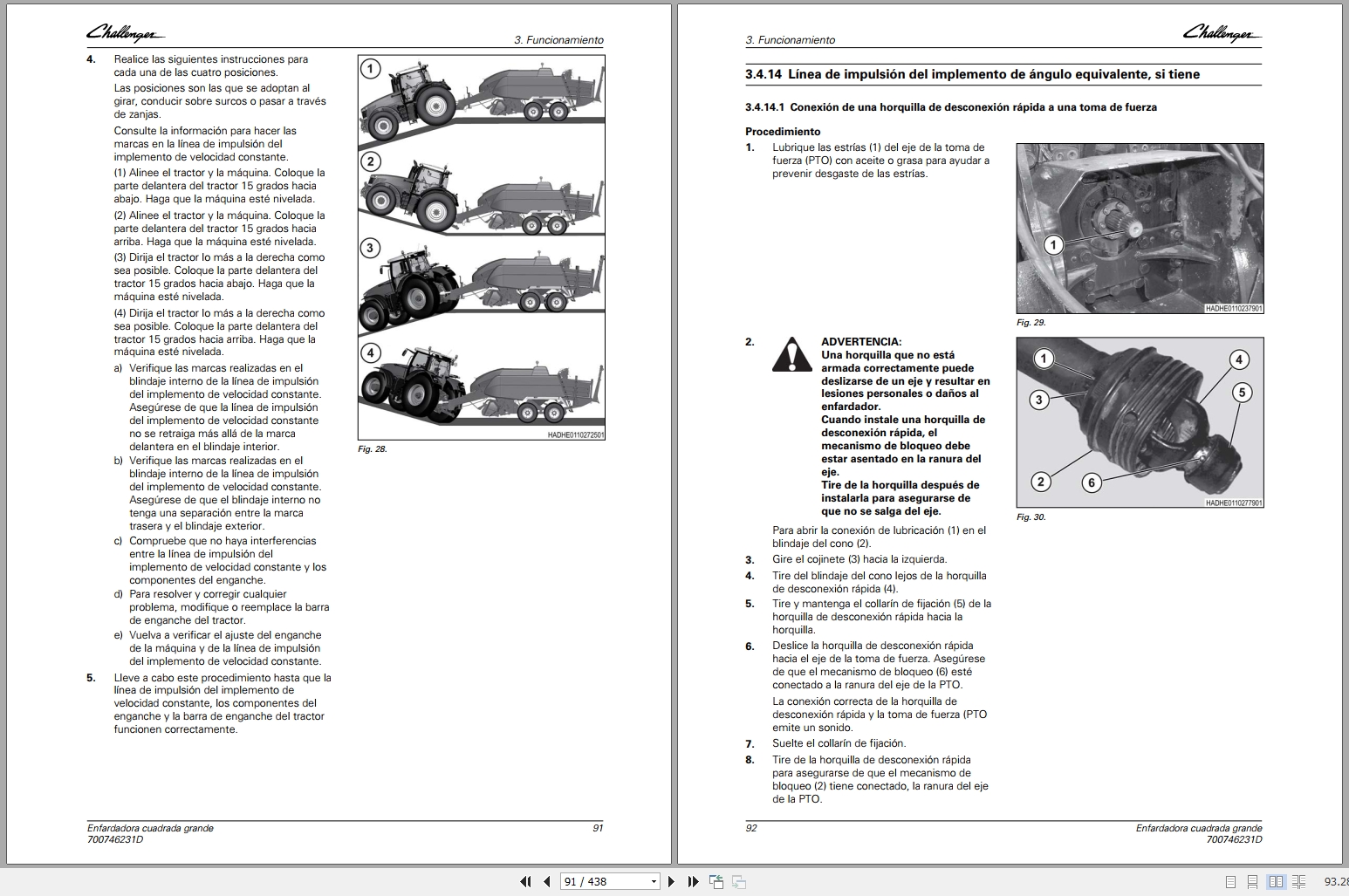 Challenger Square Baler CE 2240 To 2290 Operators Manual 700746231D 2015 ES (2)