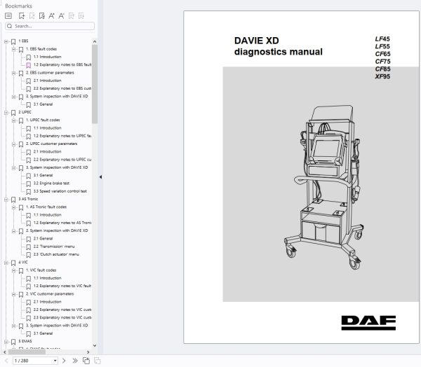 DAF Truck Workshop Manual Wiring Diagrams (1)