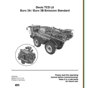 Deutz Engine TCD 4.1 L4 TCD 6.1 L6 Operating Manual MG5703 (1)