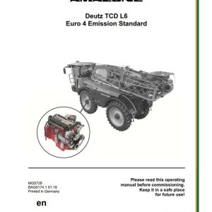 Deutz Engine TCD4.1L4 TCD6.1L6 TTCD6.1L6 Operating Manual MG5728 (1)