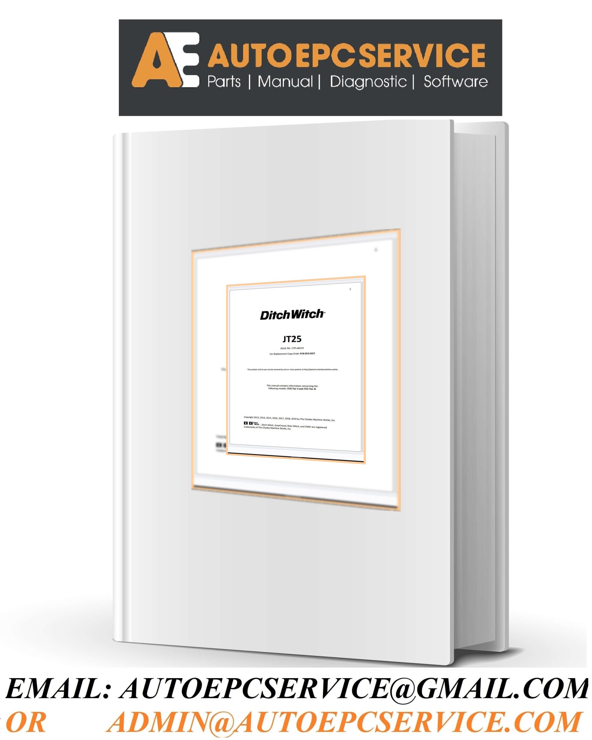 Ditch Witch Heavy Equipment Parts Operators Manual Update 2025 (1)