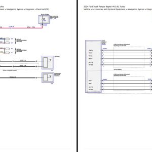 Ford Ranger Raptor V6 3.0L Turbo 2024 Electrical Wiring Diagrams (1)