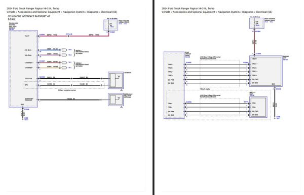 Ford Ranger Raptor V6 3.0L Turbo 2024 Electrical Wiring Diagrams (1)