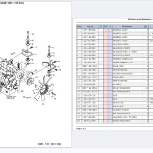 Hyundai Crawler Excavator R250LC 7 Spare Parts Catalog (1)