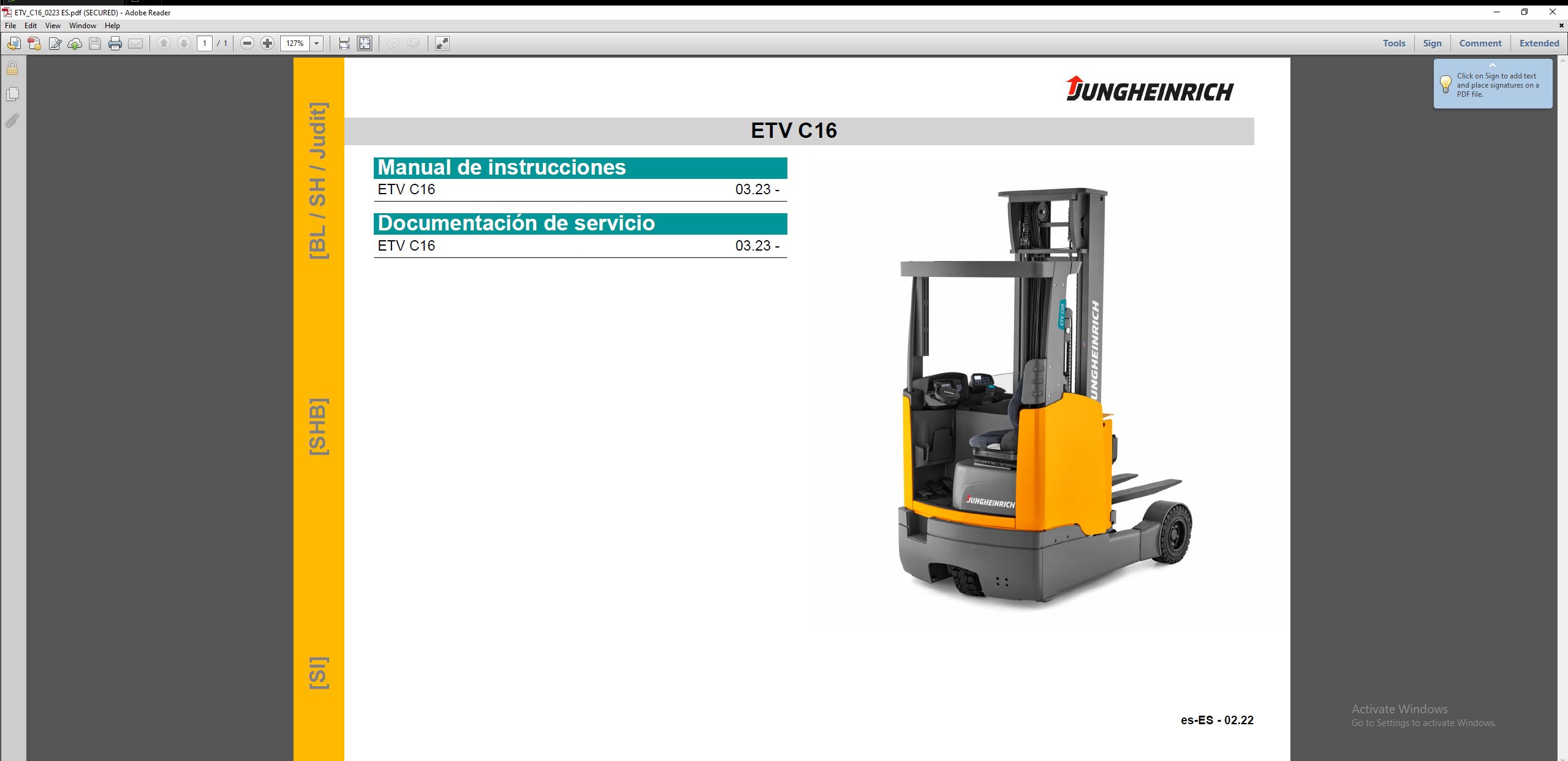 JUNGHEINRICH JETI ForkLift SH v4.37.16 ES16 06.2025 Service Information (3)