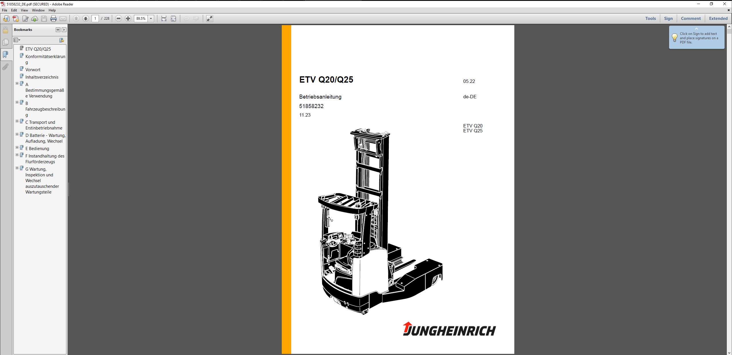 JUNGHEINRICH JETI SH v4.37.16 DE16 06.2025 Service Information 7