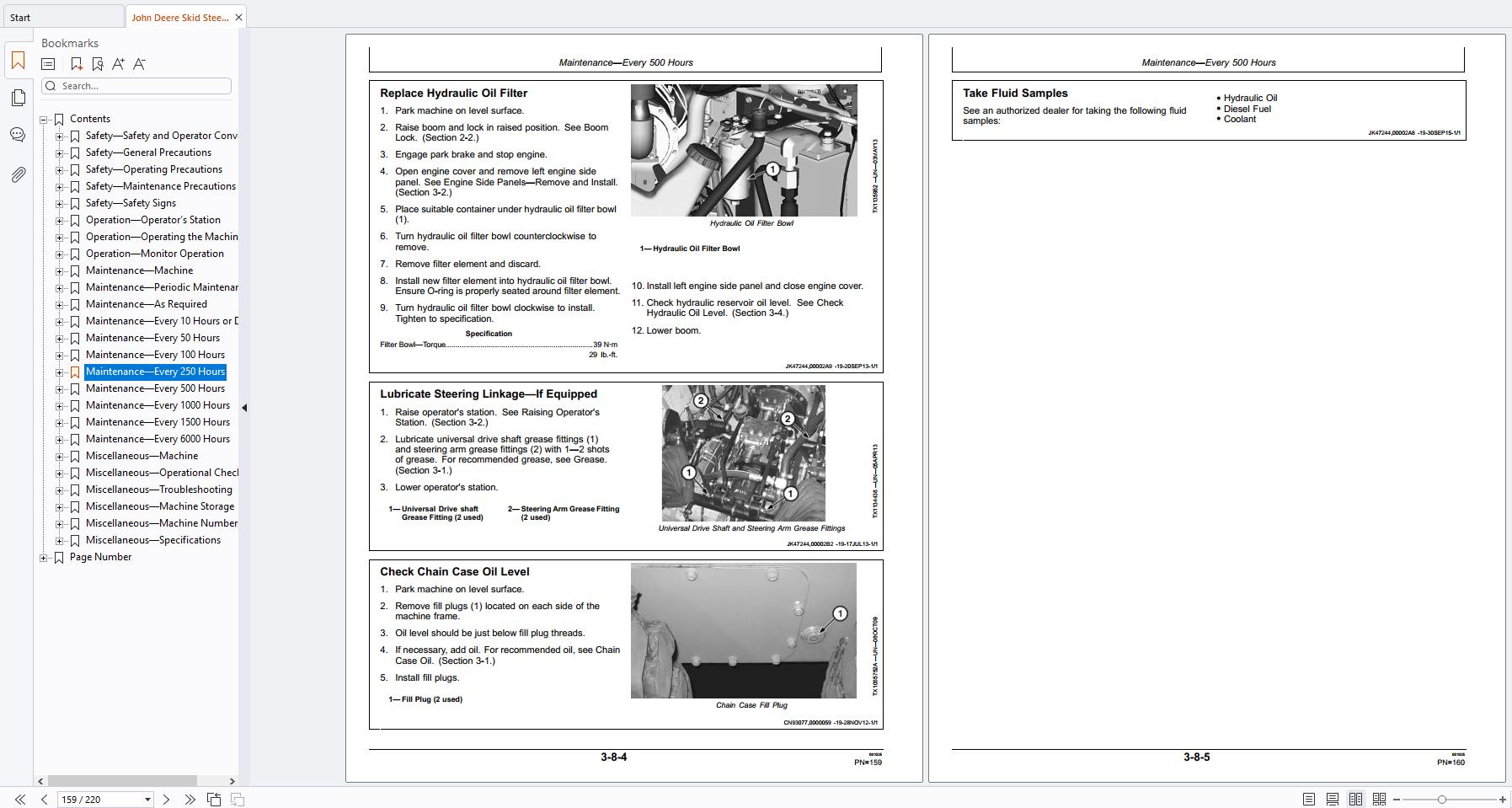 John Deere Skid Steer Loader 326E Operators Manual OMT343290 (2)
