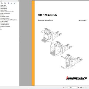 Jungheinrich Forklift ERE 120 Spare Parts Catalog 98283861 (1)