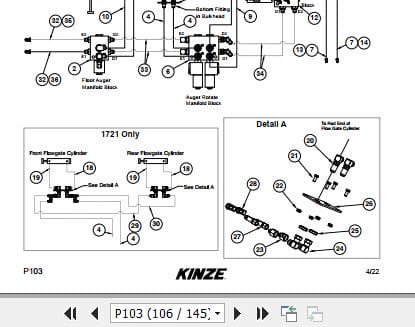 Kinze Dual Auger Grain Carts 1321 1421 1521 1721 Parts Manual M0316 02 04.2024 (2)