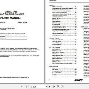 Kinze Front Fold Planter 4700 Parts Manual M0295 02 03.2020 (1)