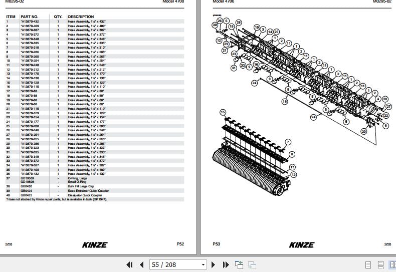 Kinze Front Fold Planter 4700 Parts Manual M0295 02 03.2020 (2)