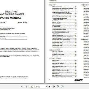 Kinze Front Fold Planter 4705 Parts Manual M0306 02 02.2022 (1)