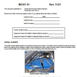Kinze Front Fold Planter 4905 Operators Manual M0307 01 11.2021 (1)