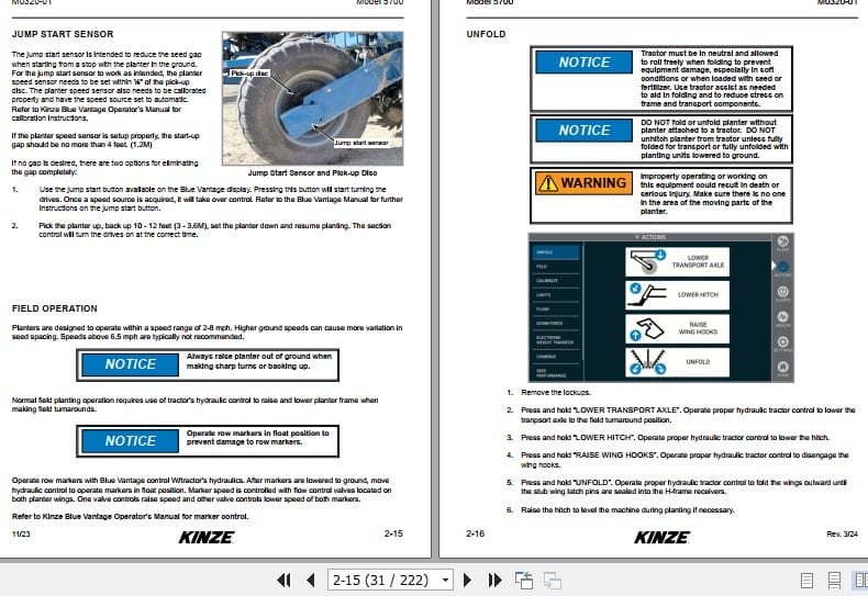 Kinze Front Fold Planter 5700 Operators Manual M0320 01 03.2024 (2)