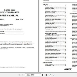 Kinze Front Fold Planter 5900 Parts Manual M0321 02 07.2024 (1)
