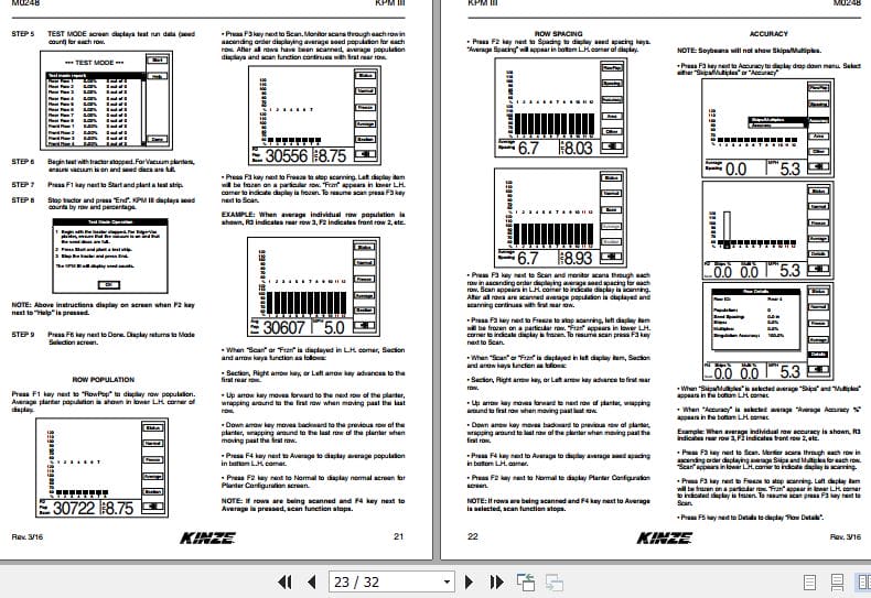 Kinze KPM III Electronic Seed Monitor Operator Manual M0248 05.2017 (2)