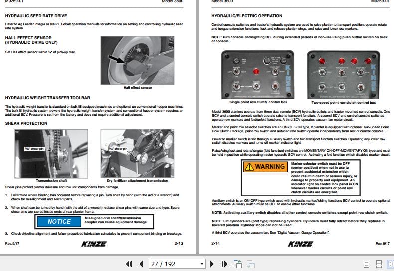 Kinze Pivot Fold Planter 3600 Operators Manual M0259 07.2019 (2)