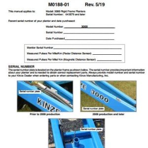 Kinze Rigid Frame Planter 3000 Operators Manual M0188 01 05.2019 (1)
