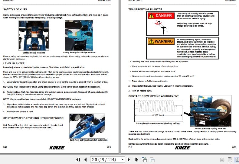 Kinze Rigid Frame Planter 3005 Operators Manual M0298 01 04.2023 (2)