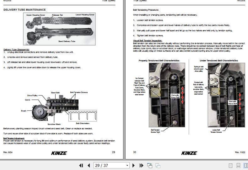 Kinze True Speed (High Speed Seed Delivery) Operator Manual M0308 08.2024 (2)