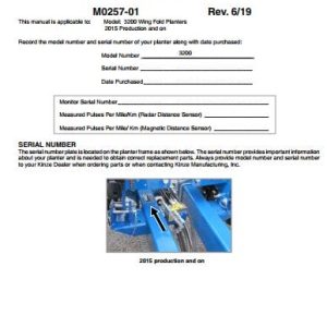 Kinze Wing Fold Planter 3200 Operators Manual M0257 01 06.2019 (1)