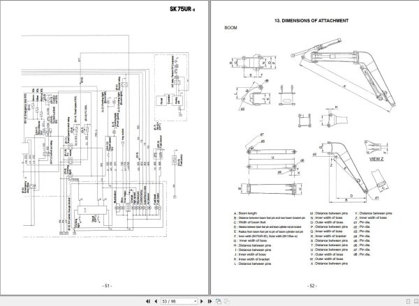 Kobelco Excavator SK30UR 2 SK50UR 2 SK75UR 2 Serviceman Handbook S7LO0025E (3)