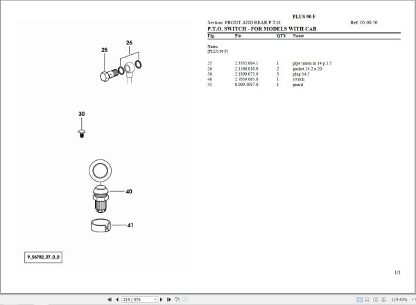 Lamborghini Tractor PLUS 90 F Parts Catalog (2)