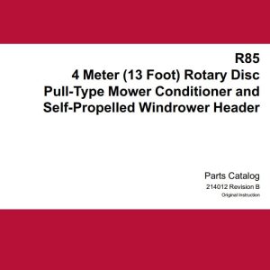 Macdon 13 Foot Rotary R85 Parts Catalog 214012 Revision B (1)