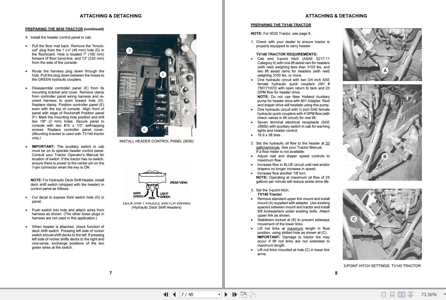 Macdon Adapter 801 Operators Manual 46479 (2)