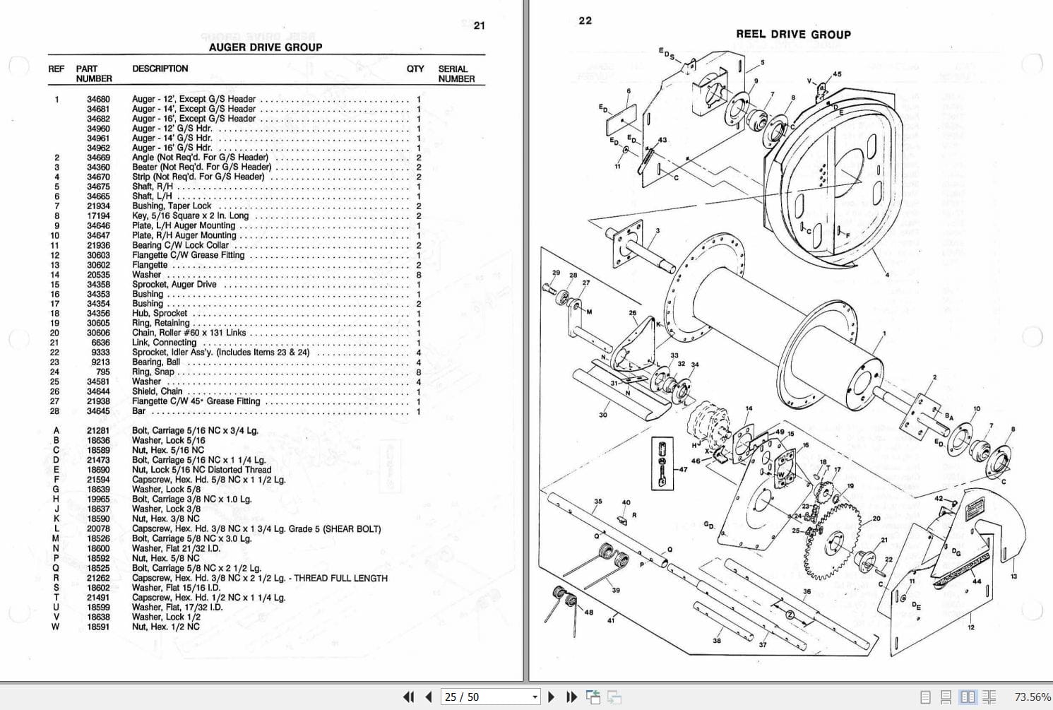 Macdon Auger Header Series III Parts Catalog 12867 (2)