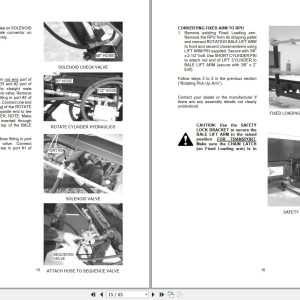 Macdon Bale Carrier 1000 Operators Parts Manual 46375 (2)