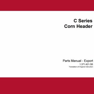 Macdon Corn Header C Series Parts Catalog 1371421GB (1)
