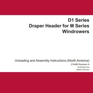 Macdon Draper Header D1 Series Unloading & Assembly Instructions (1)